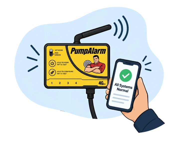 Ready to go Pumpalarm