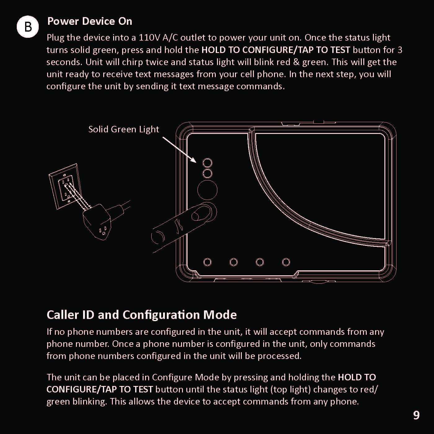 Power Device On/Caller ID